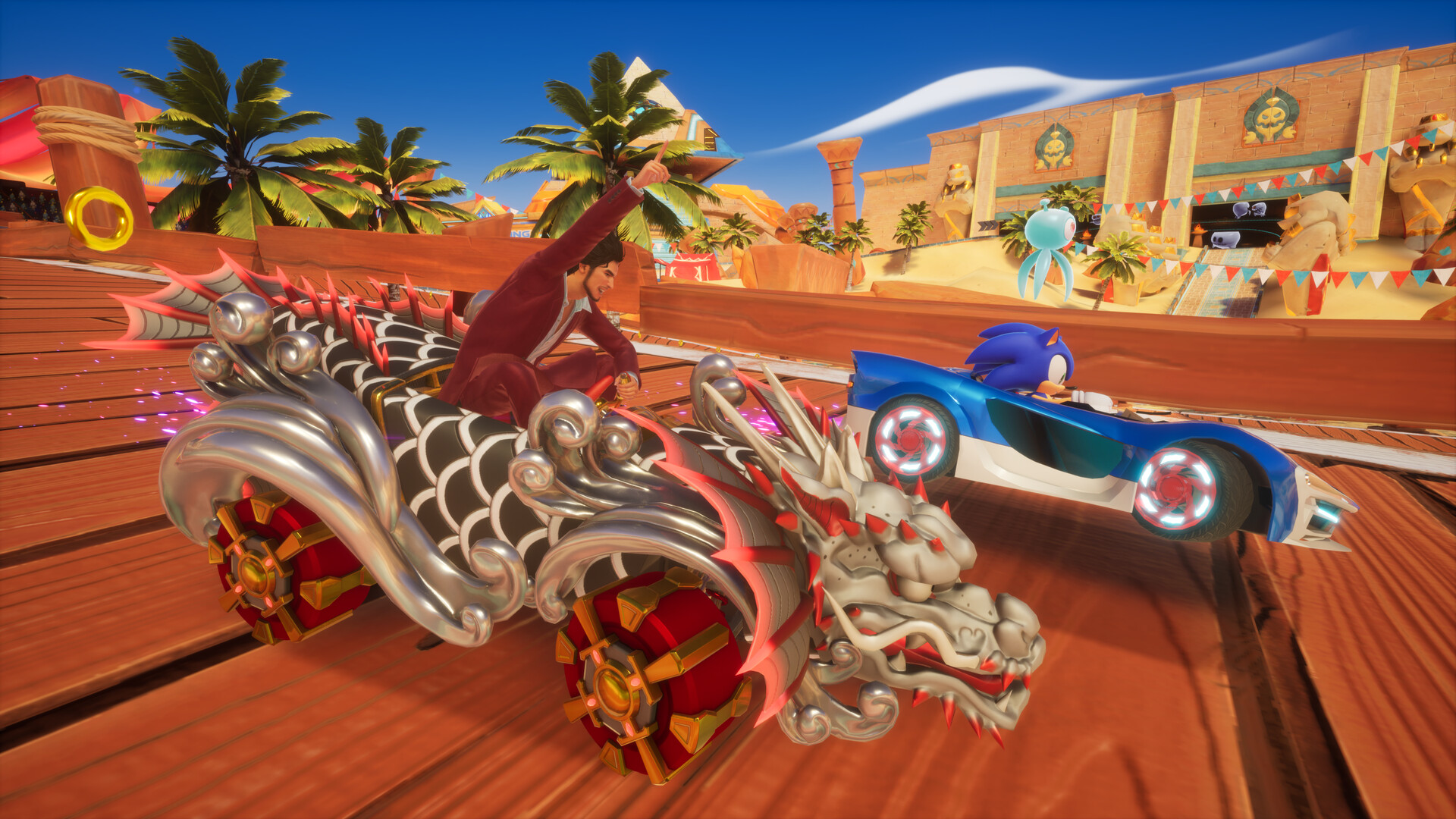 『ソニックレーシング クロスワールド』Steam版が5月5日まで無料プレイ可能。最新アップデートで新レーサー『真島吾朗』が追加_001