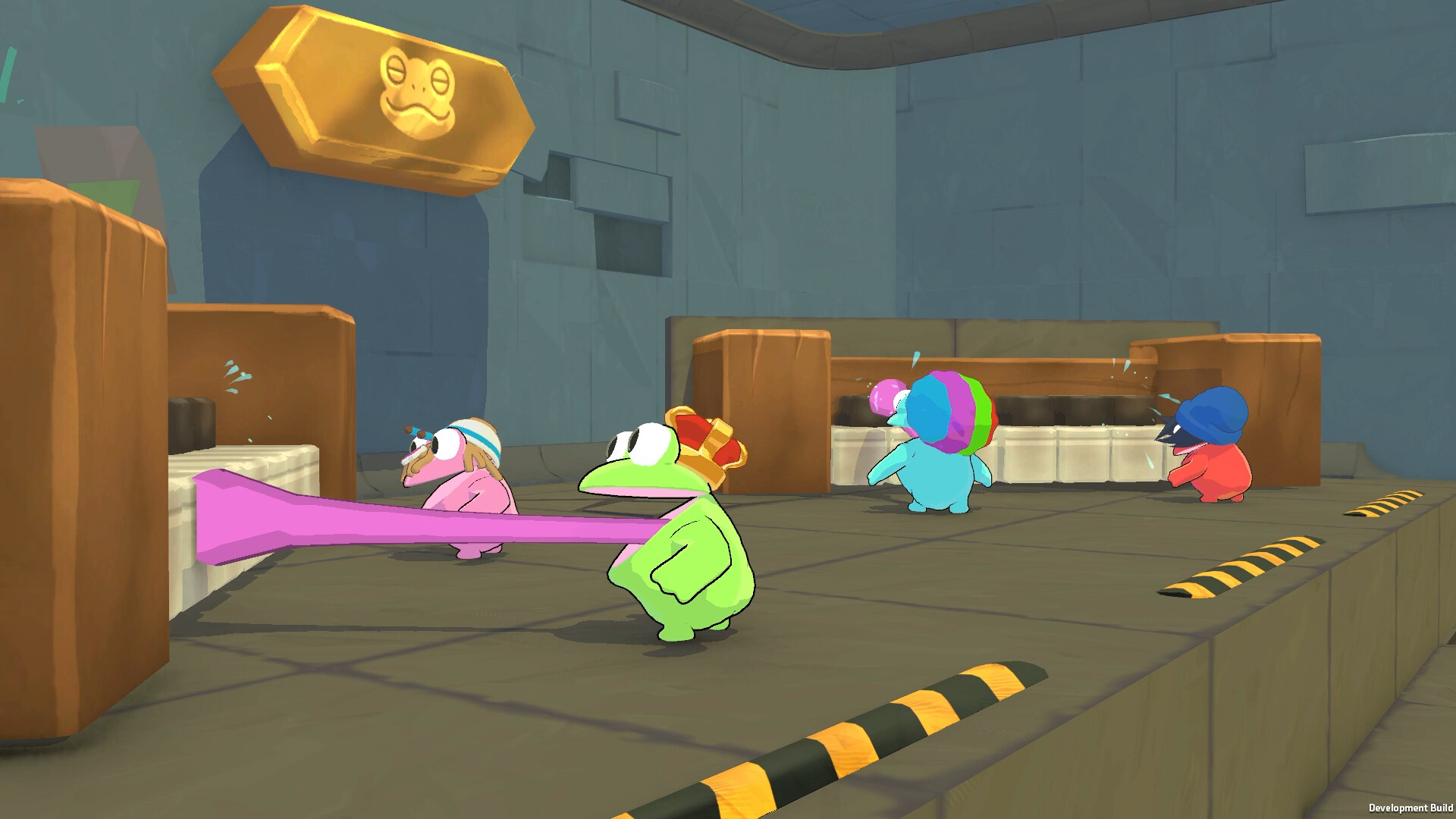 【最大8人協力】カエルたちが下水道で食料を集めまくるゲーム『Frog Sqwad』が 6月11日に配信決定_001