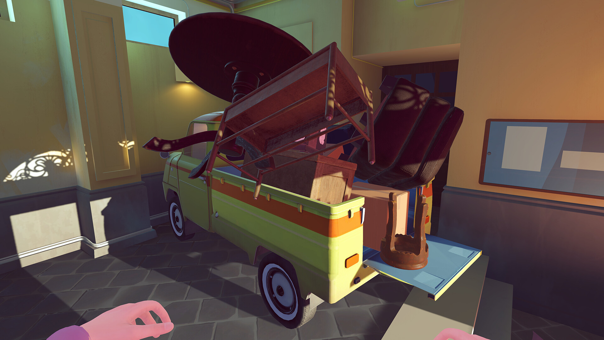 “車に荷物を詰め込む”パズルゲーム『One Move Away』5月29日に発売決定。ちょっとでも荷台からはみ出したらNG_003