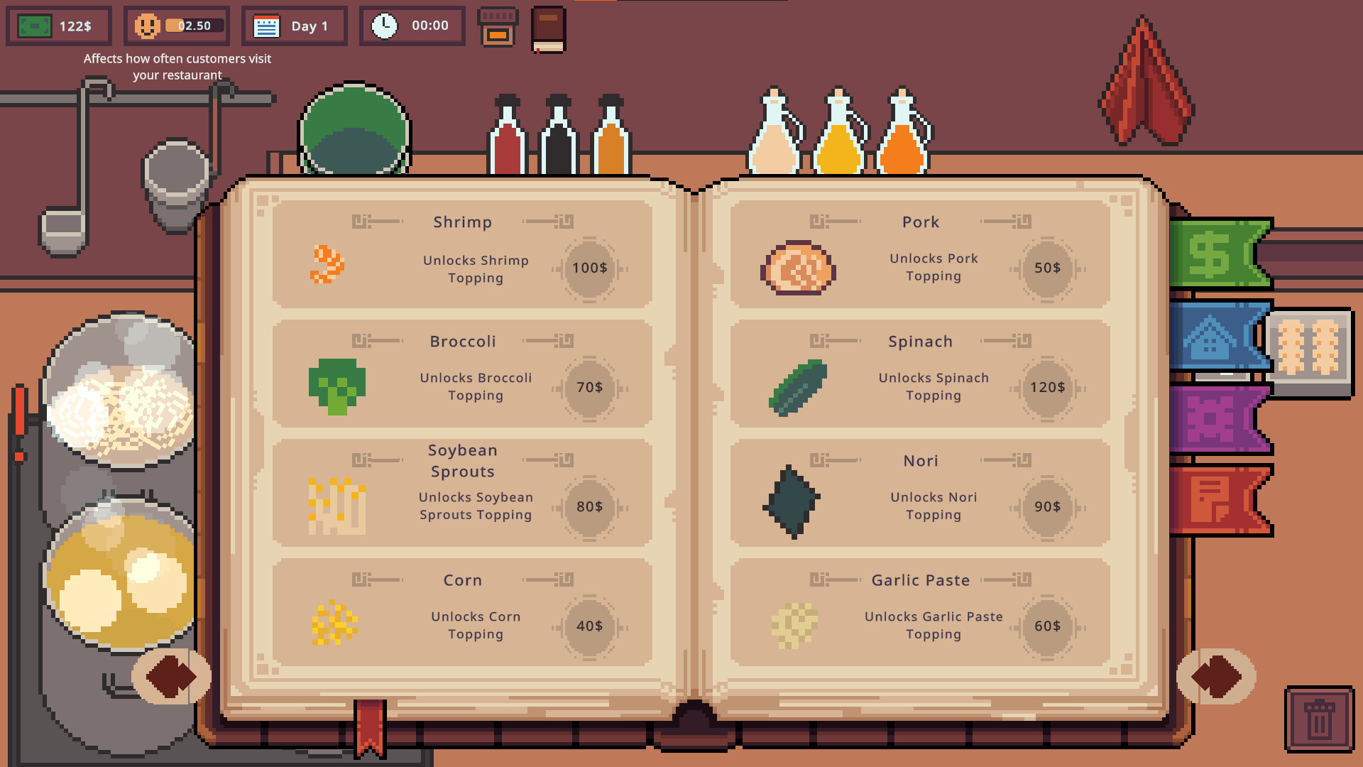 『Midnight Ramen Shop』深夜営業のラーメン屋をのんびり経営するゲームがSteamで5月6日発売_004