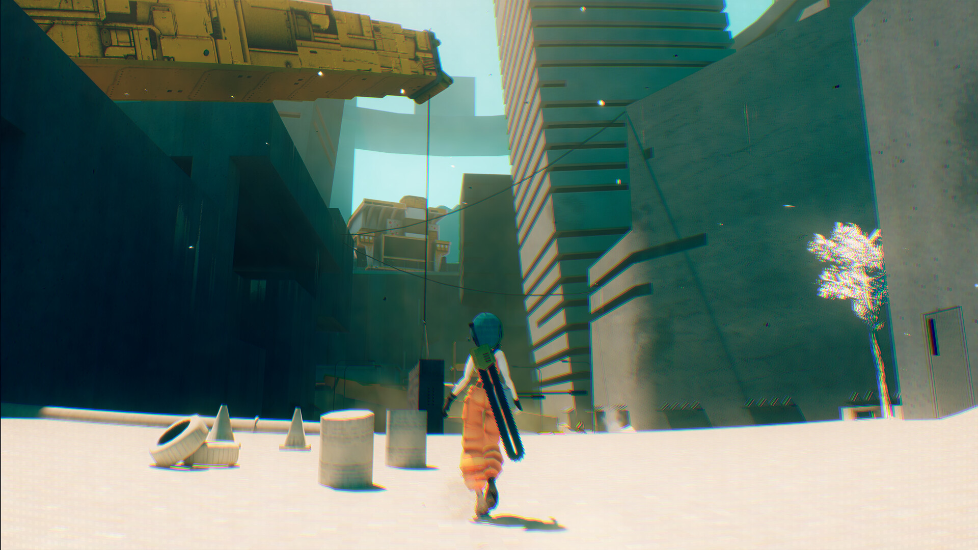 『モータースライス』本日リリース、少女がチェーンソーで巨大マシンを破壊するパルクールアクション_007