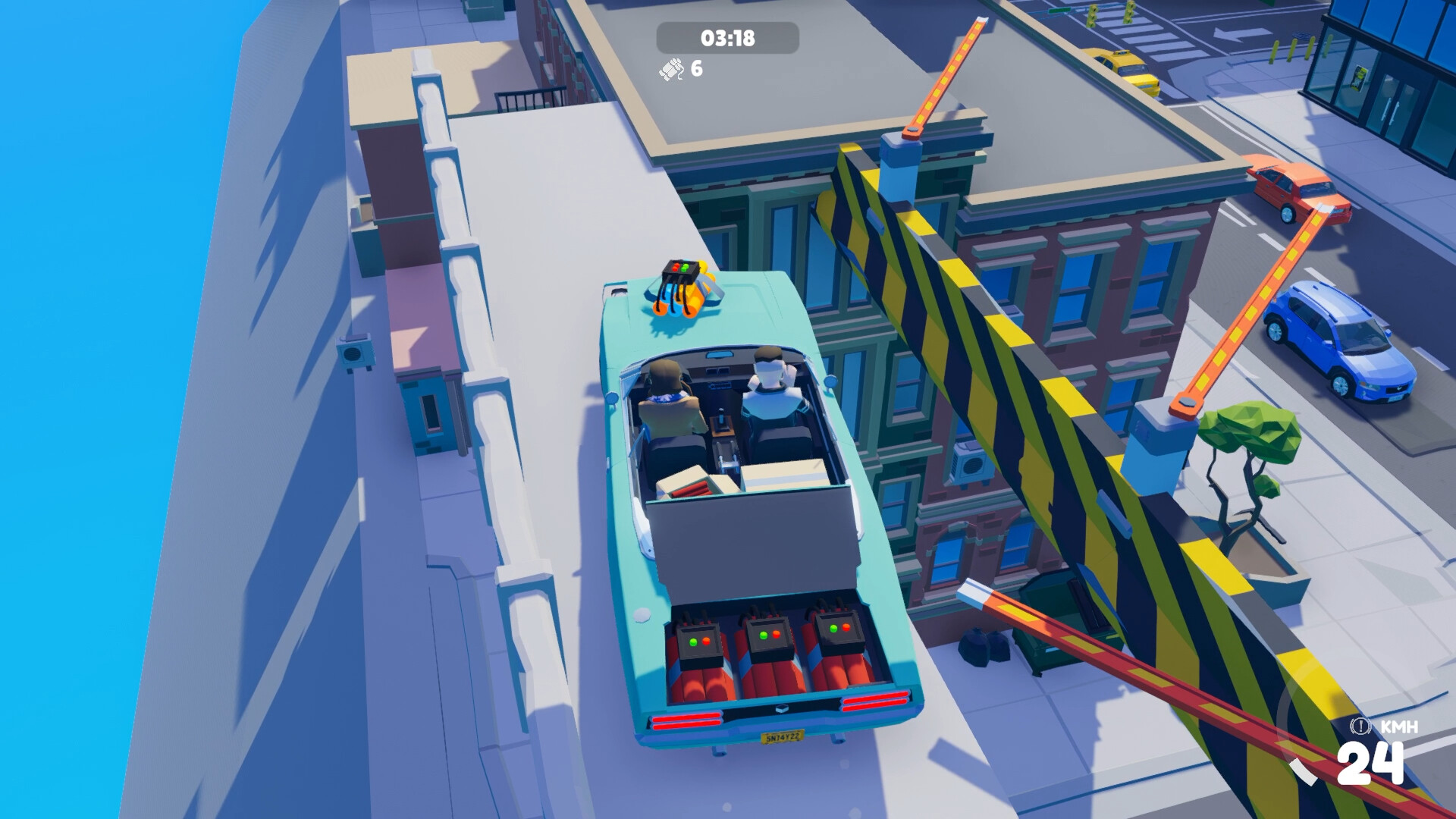 『Carry the Pack Rack』がSteamで登場予定。2人で車に乗って、ハンドルとアクセル操作を分担する協力ゲーム_001