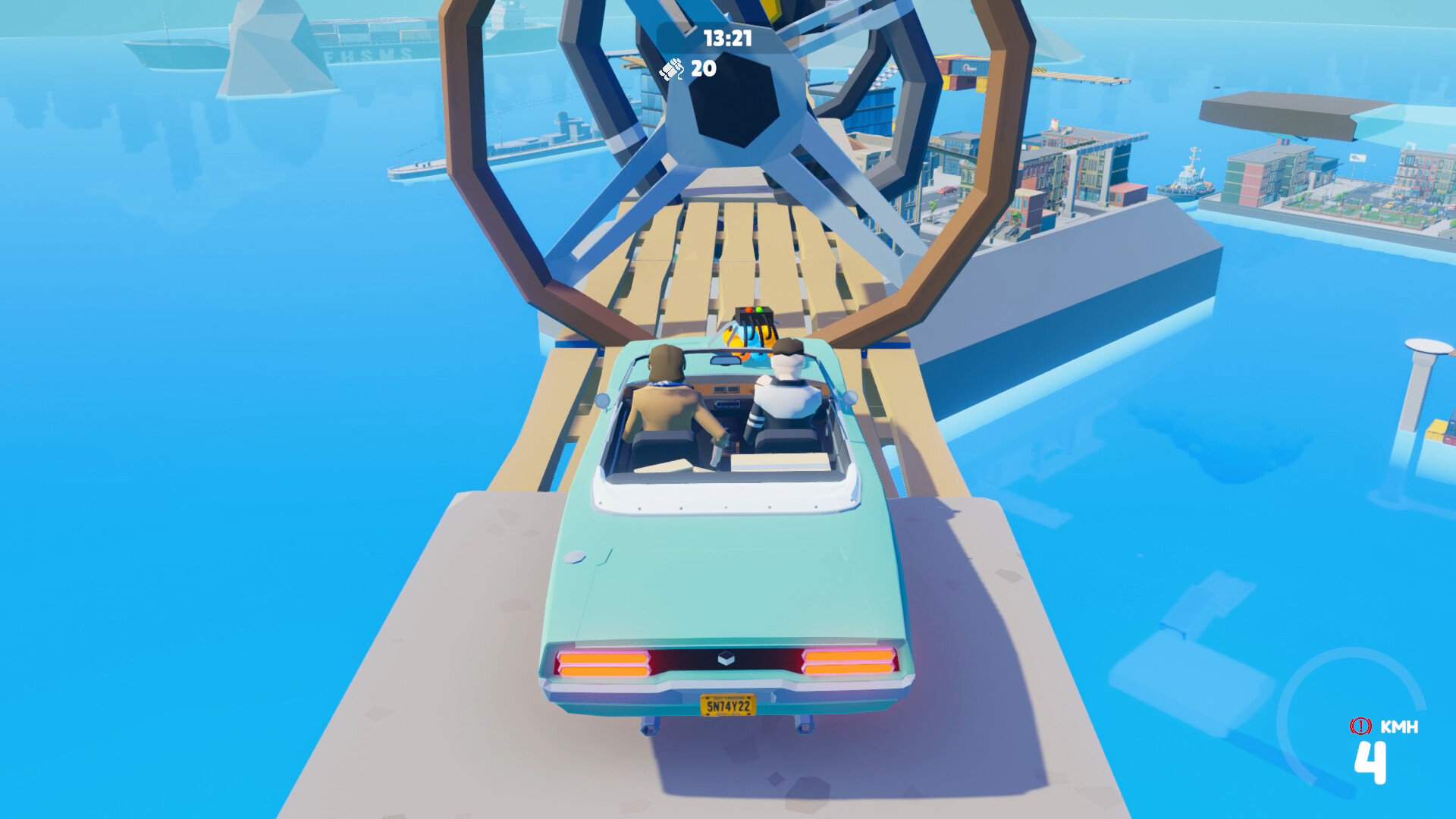『Carry the Pack Rack』がSteamで登場予定。2人で車に乗って、ハンドルとアクセル操作を分担する協力ゲーム_004