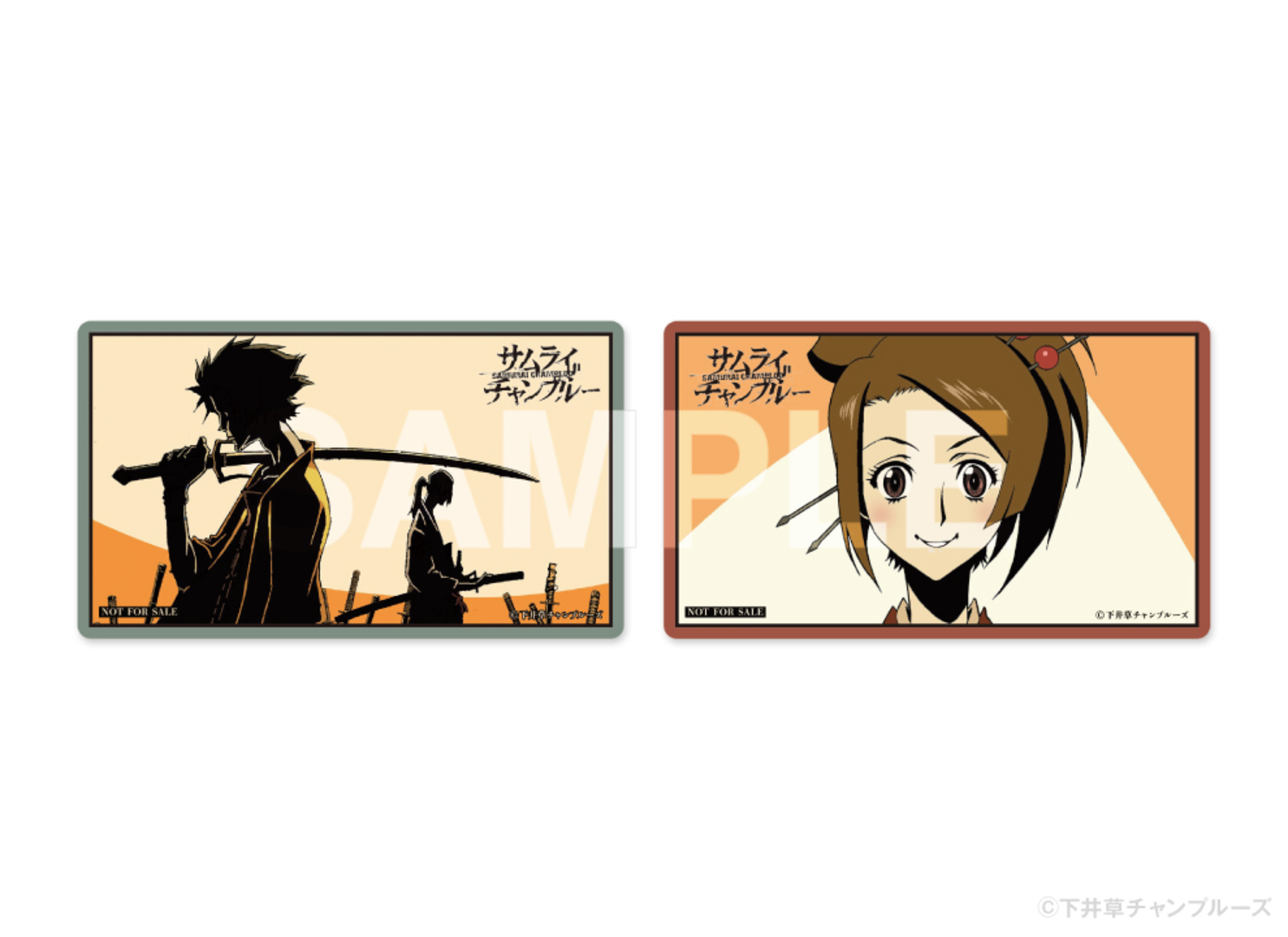 アニメ『サムライチャンプルー』POP UP SHOPが6月12日よりSHIBUYA TSUTAYA IP書店で開催へ_020
