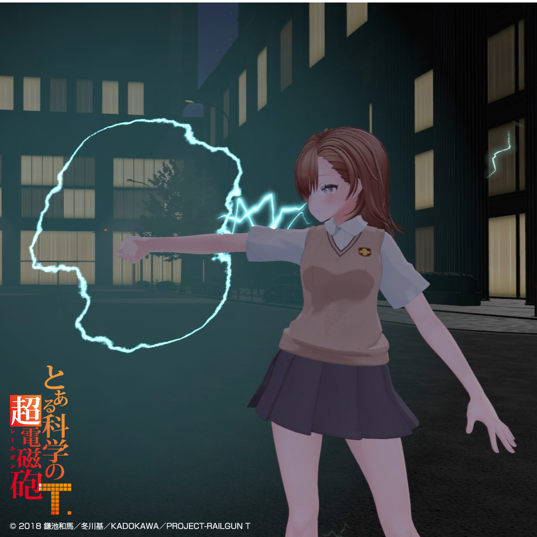 『とある科学の超電磁砲T』のVRChat向けデジタルファッションが発売。美琴と黒子の制服や超能力ギミックが登場_004
