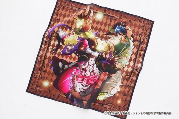 アニメ『ジョジョの奇妙な冒険』1~3部の雑貨グッズが登場。「石仮面」チャームポーチや花京院の「果し状」ハンカチなど_019