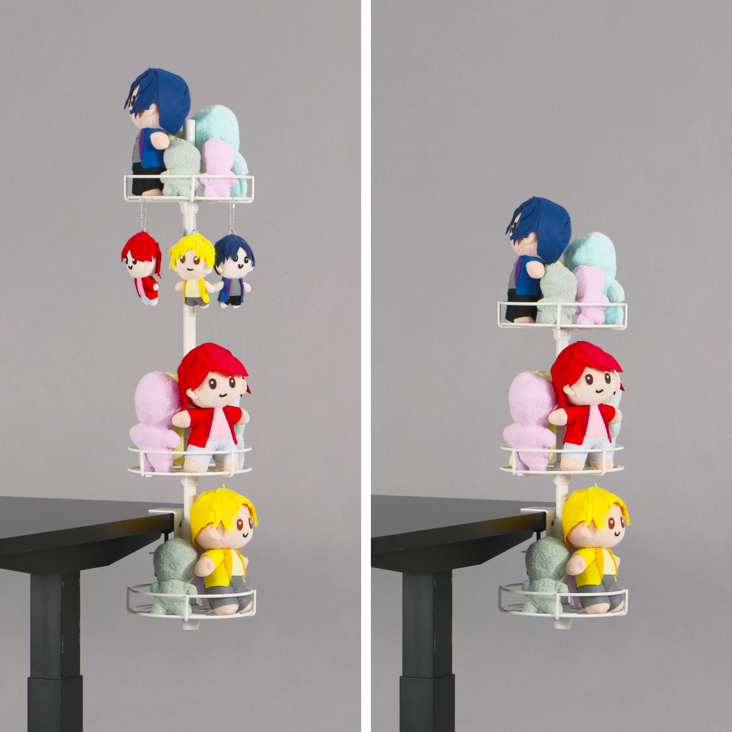 　「ぬいタワー デスクタイプ」発売。デスクに取り付ける推しぬい収納ラック_004