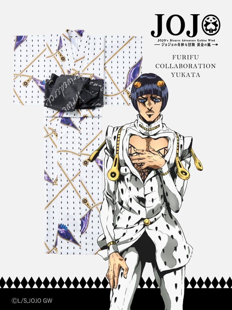『ジョジョ 黄金の風』「ブチャラティチーム」をイメージした浴衣が6月19日より予約販売を開始_002