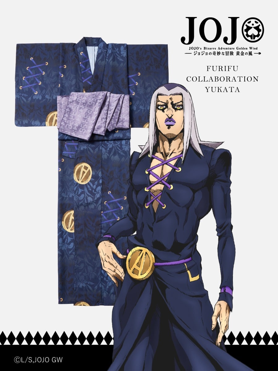 『ジョジョ 黄金の風』「ブチャラティチーム」をイメージした浴衣が6月19日より予約販売を開始_003