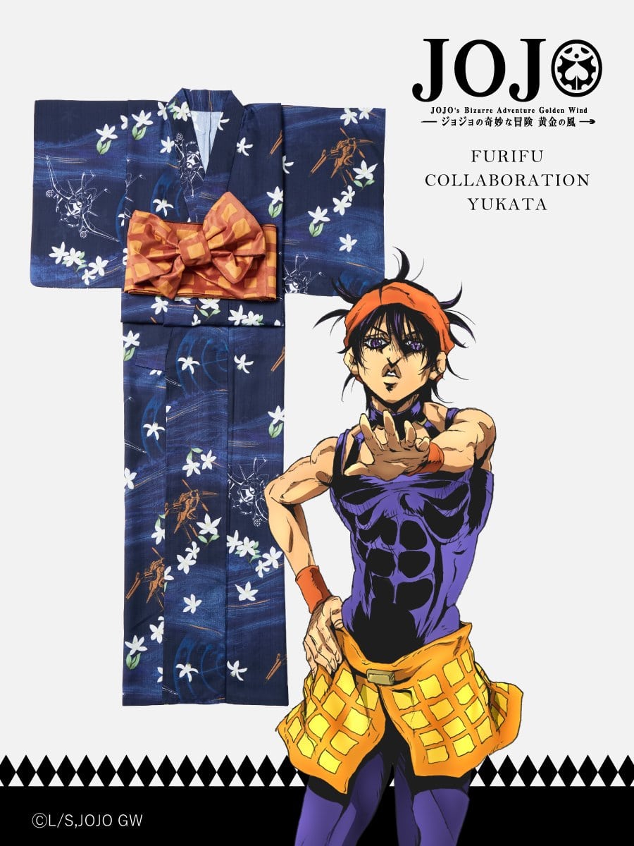 『ジョジョ 黄金の風』「ブチャラティチーム」をイメージした浴衣が6月19日より予約販売を開始_005