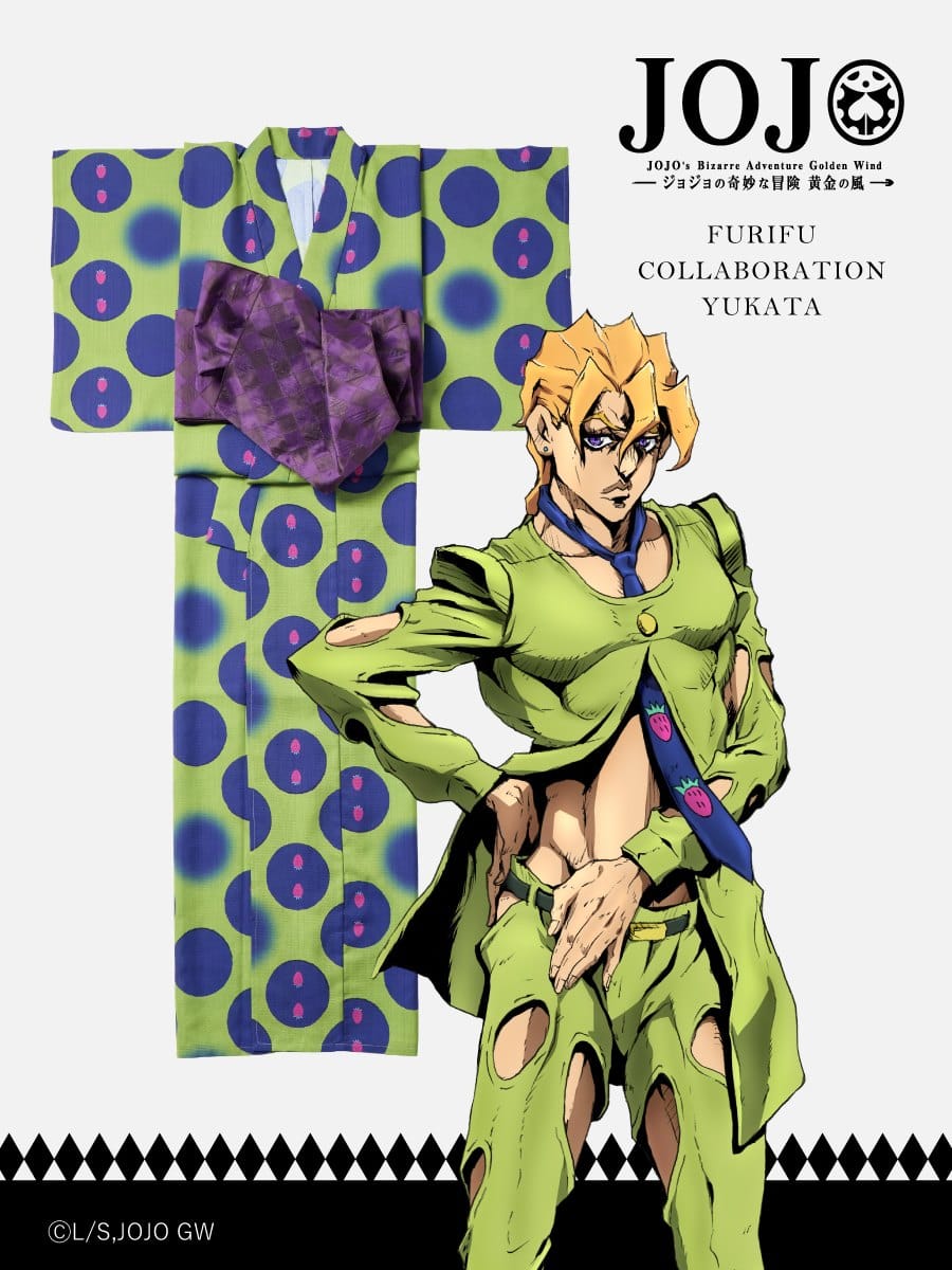 『ジョジョ 黄金の風』「ブチャラティチーム」をイメージした浴衣が6月19日より予約販売を開始_006
