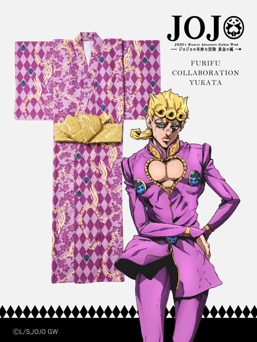 『ジョジョ 黄金の風』「ブチャラティチーム」をイメージした浴衣が6月19日より予約販売を開始_001