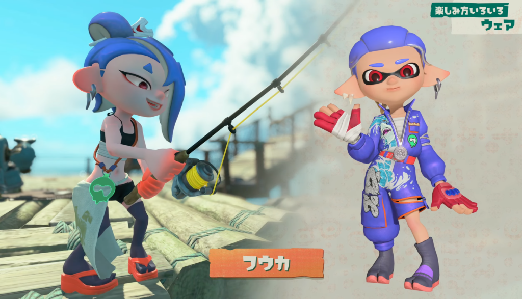 スプラトゥーン レイダース』フウカ、ウツホ、マンタローをイメージ