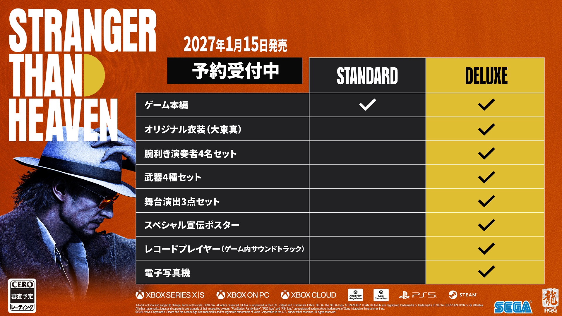 「RGGスタジオ」新作『ストレンジャー ザン ヘヴン』2027年1月15日に発売決定！黒田崇矢さんの出演が決定
_022