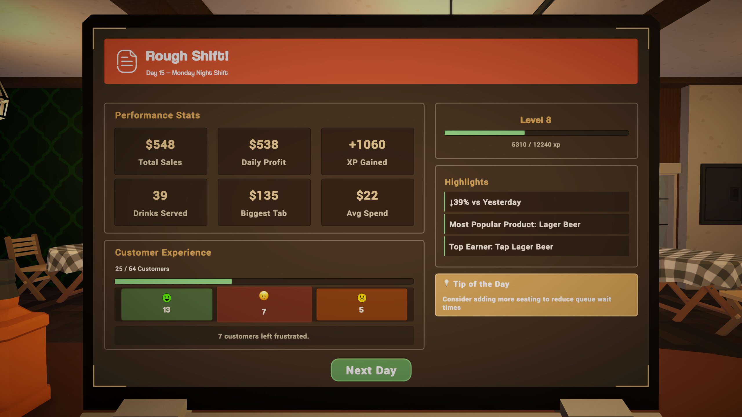 カオスな協力型バー経営ゲーム『Barfender』体験版がアップデート。最大4人のマルチプレイに対応_010