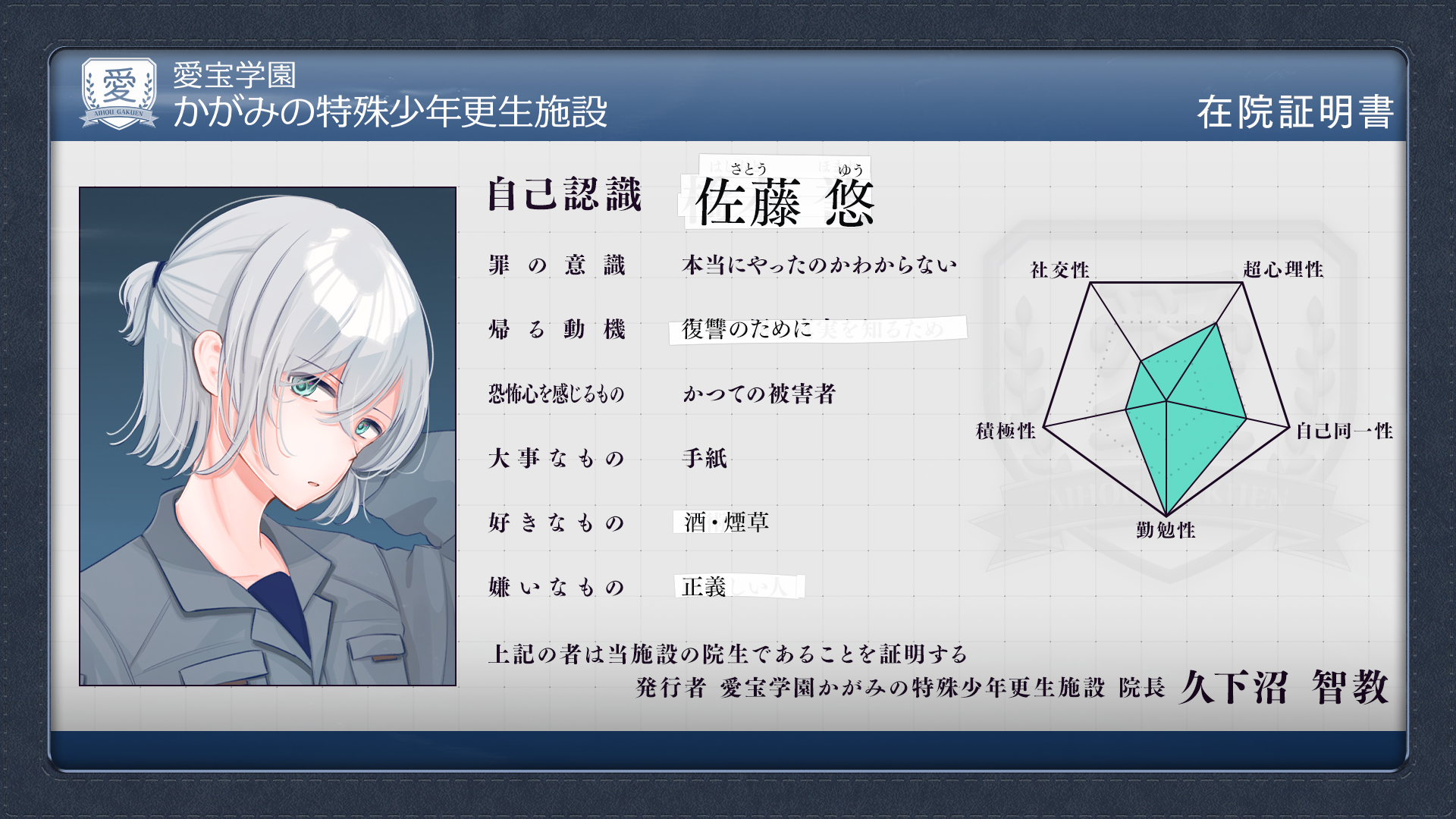 『かがみの特殊少年更生施設TRPG』発売開始! キャラ設定=HPで、全ての設定を失うとロスト_002