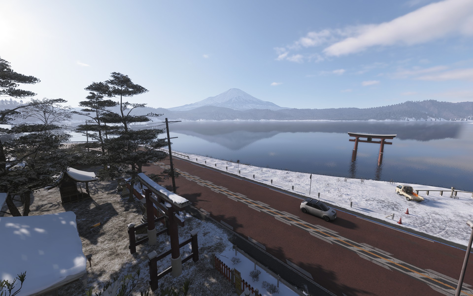 『Forza horizon 6』に白雪舞う“冬”が到来。見渡す限りの銀世界へと移ろい、富士山や名所が美しき冬の装いに_007