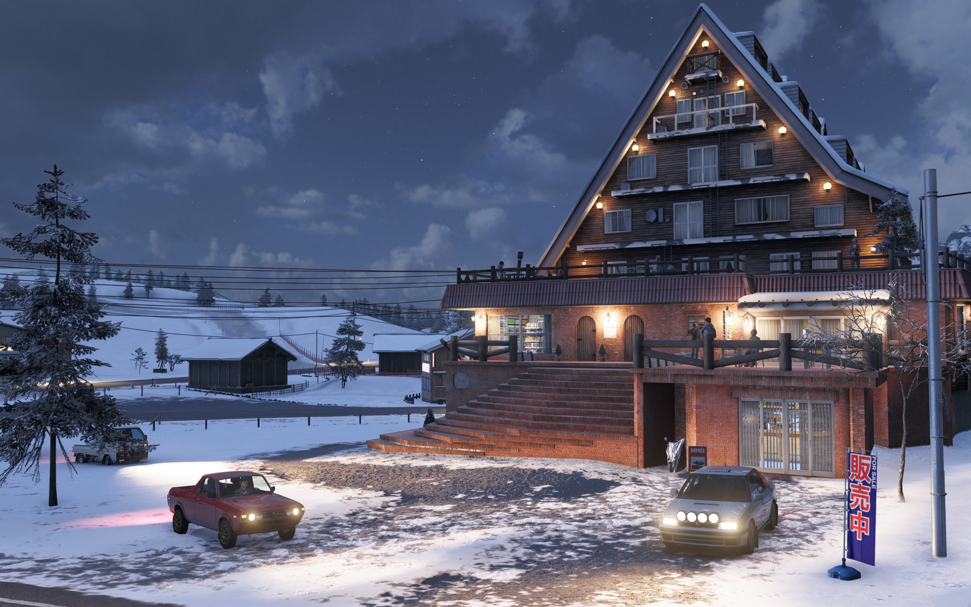『Forza horizon 6』に白雪舞う“冬”が到来。見渡す限りの銀世界へと移ろい、富士山や名所が美しき冬の装いに_005