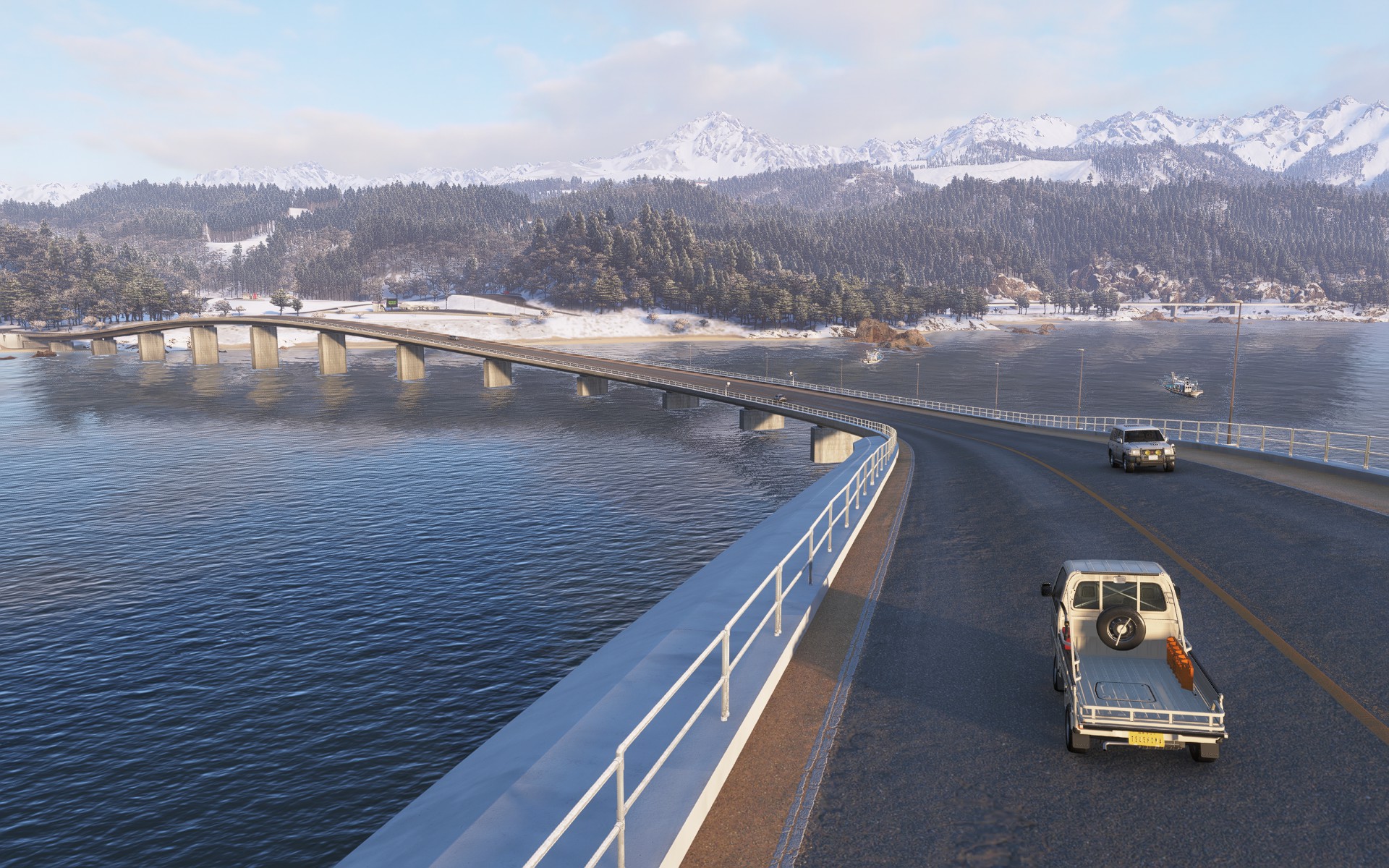 『Forza horizon 6』に白雪舞う“冬”が到来。見渡す限りの銀世界へと移ろい、富士山や名所が美しき冬の装いに_014