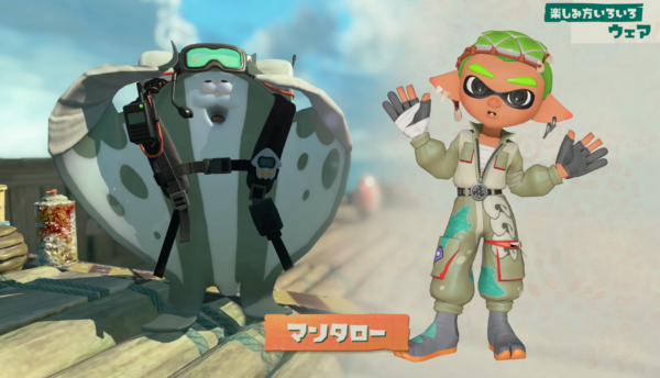 『スプラトゥーン レイダース』フウカ、ウツホ、マンタローをイメージしたウェアが公開_002