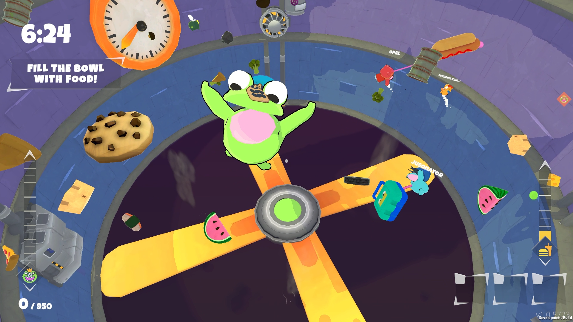 『Frog Sqwad』配信開始。最大8匹のカエルたちが下水道でごはんを集めまくる協力アクションゲーム_008