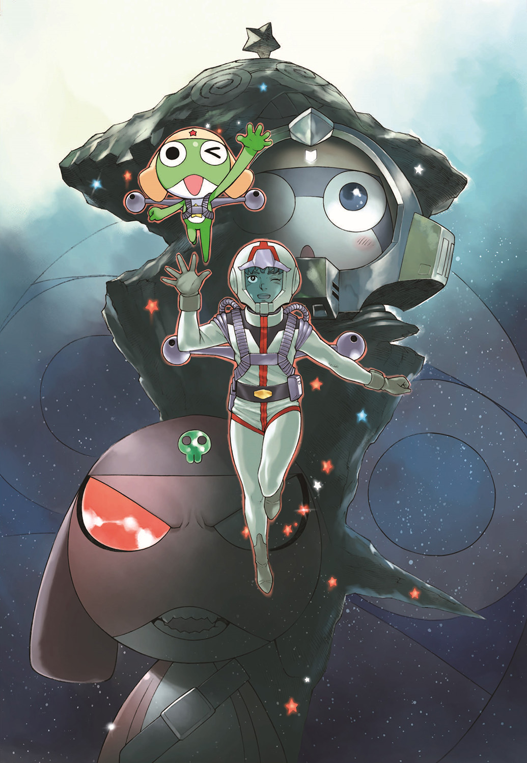 『新劇場版☆ケロロ軍曹』と『機動戦士ガンダム』とのスペシャルコラボが決定。吉崎観音氏と安彦良和氏が描く超豪華コラボイラストが公開_003