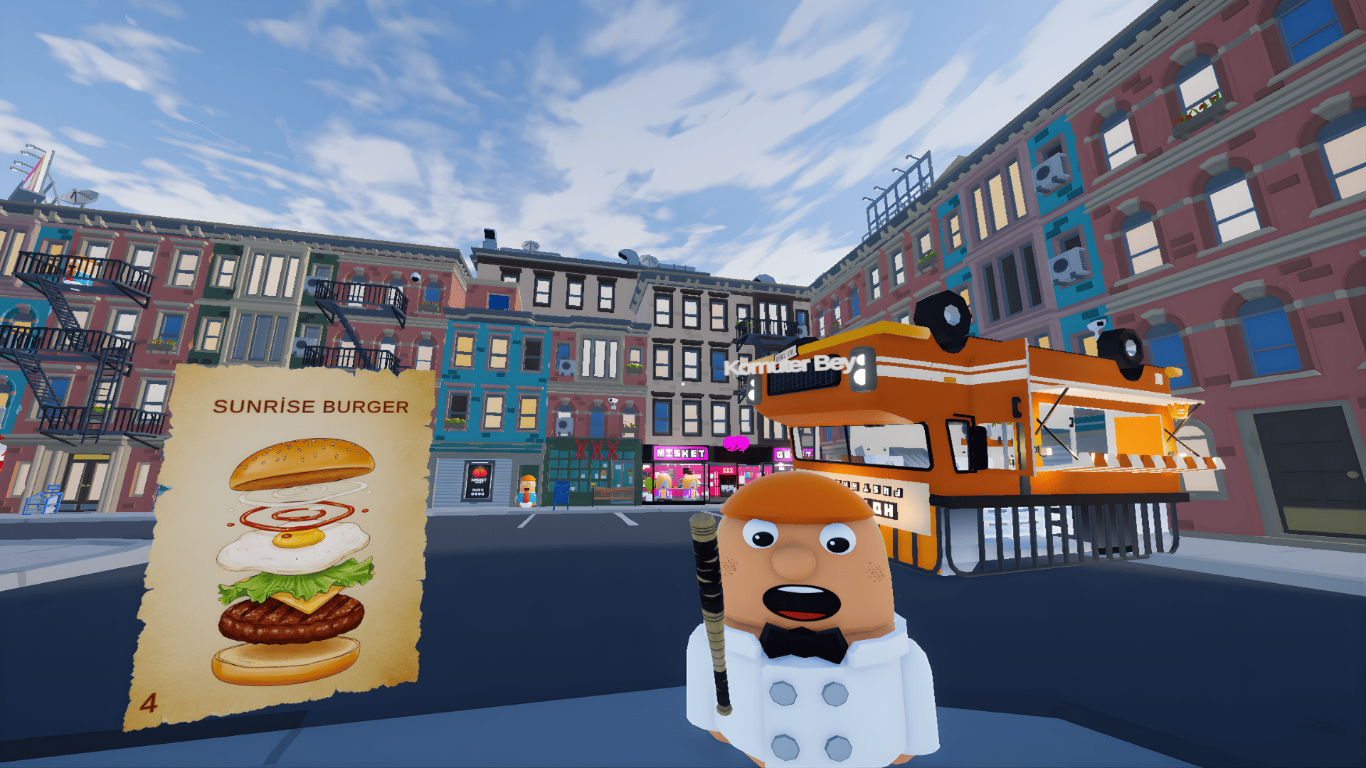 車がぶつかると料理が吹っ飛ぶ協力型クッキングゲーム『Hot Meals Fast Wheels』体験版が配信開始_001