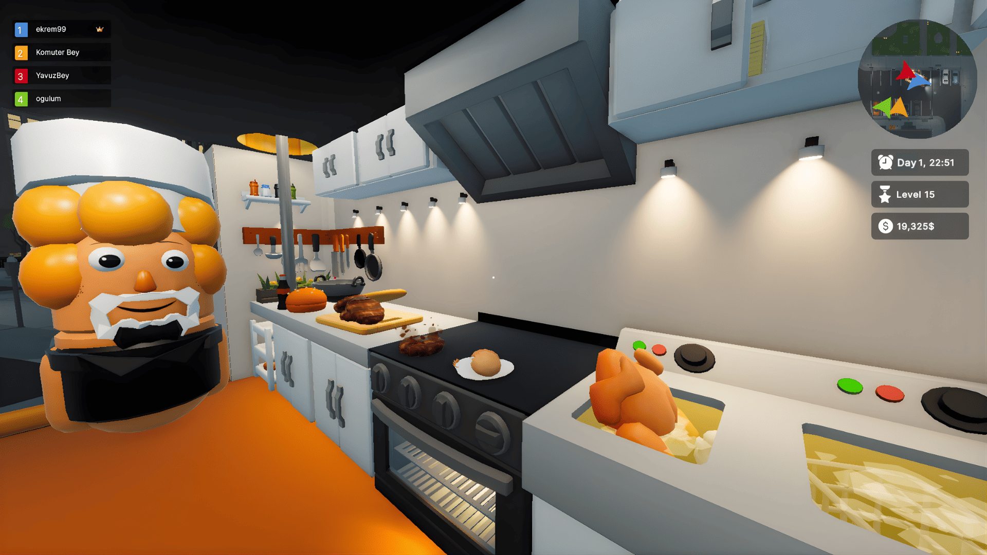 車がぶつかると料理が吹っ飛ぶ協力型クッキングゲーム『Hot Meals Fast Wheels』体験版が配信開始_002
