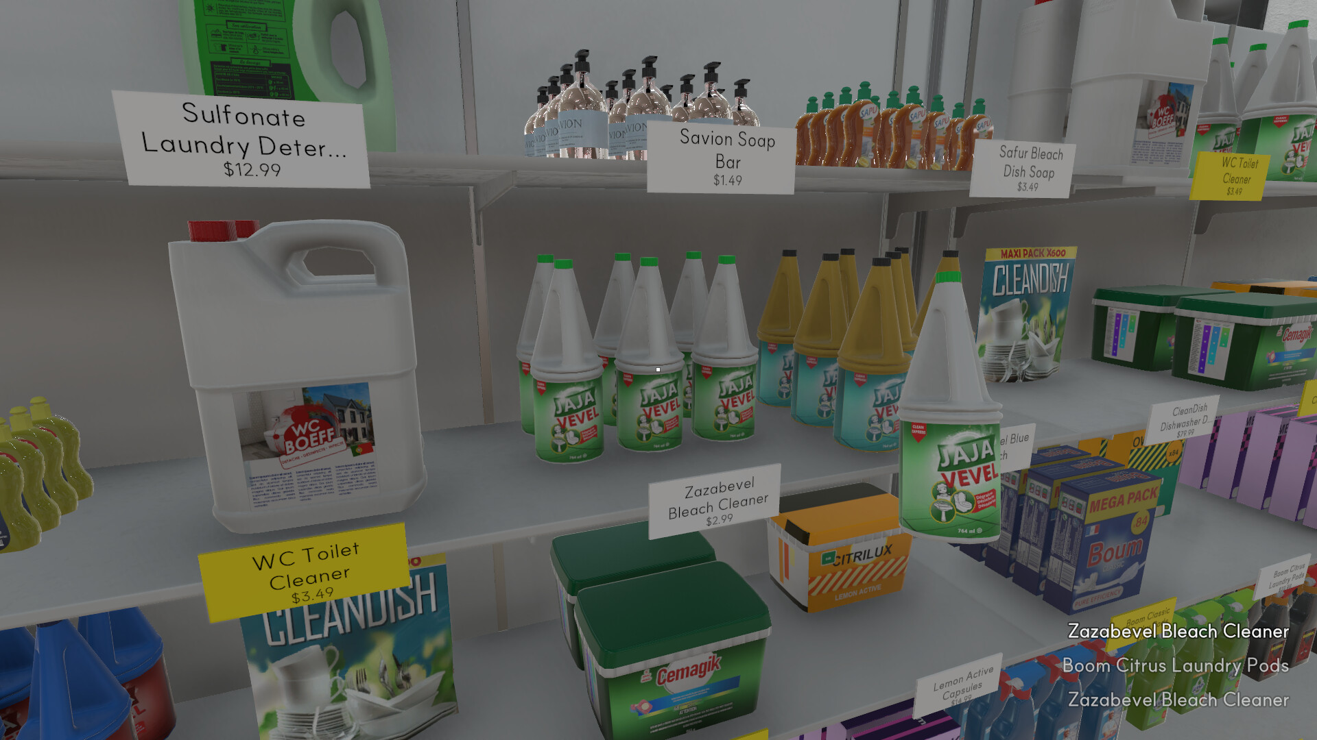「4668個の商品」を片付ける大型スーパー整理シミュレーションゲーム『Supermarket Chaos』が面白そう_001