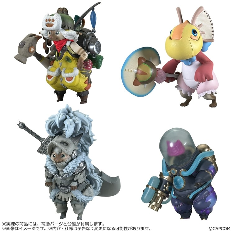 『モンハンワイルズ』“イャンクック”装備の「オトモアイルー」がフィギュアになって登場_009