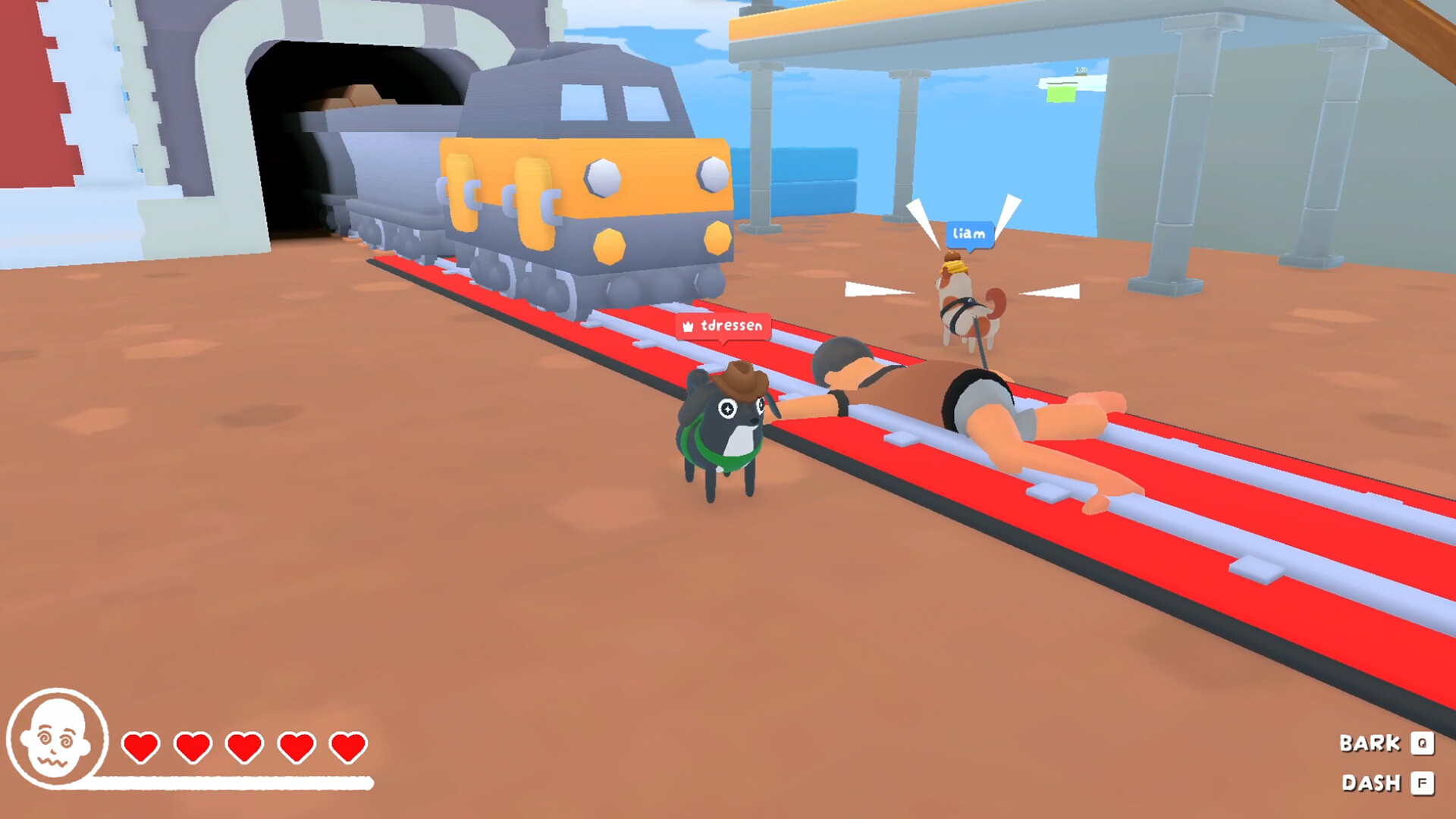 【最大4人マルチ】“犬”になって飼い主を引きずり回すゲーム『Ruffed Up』が面白そう_002