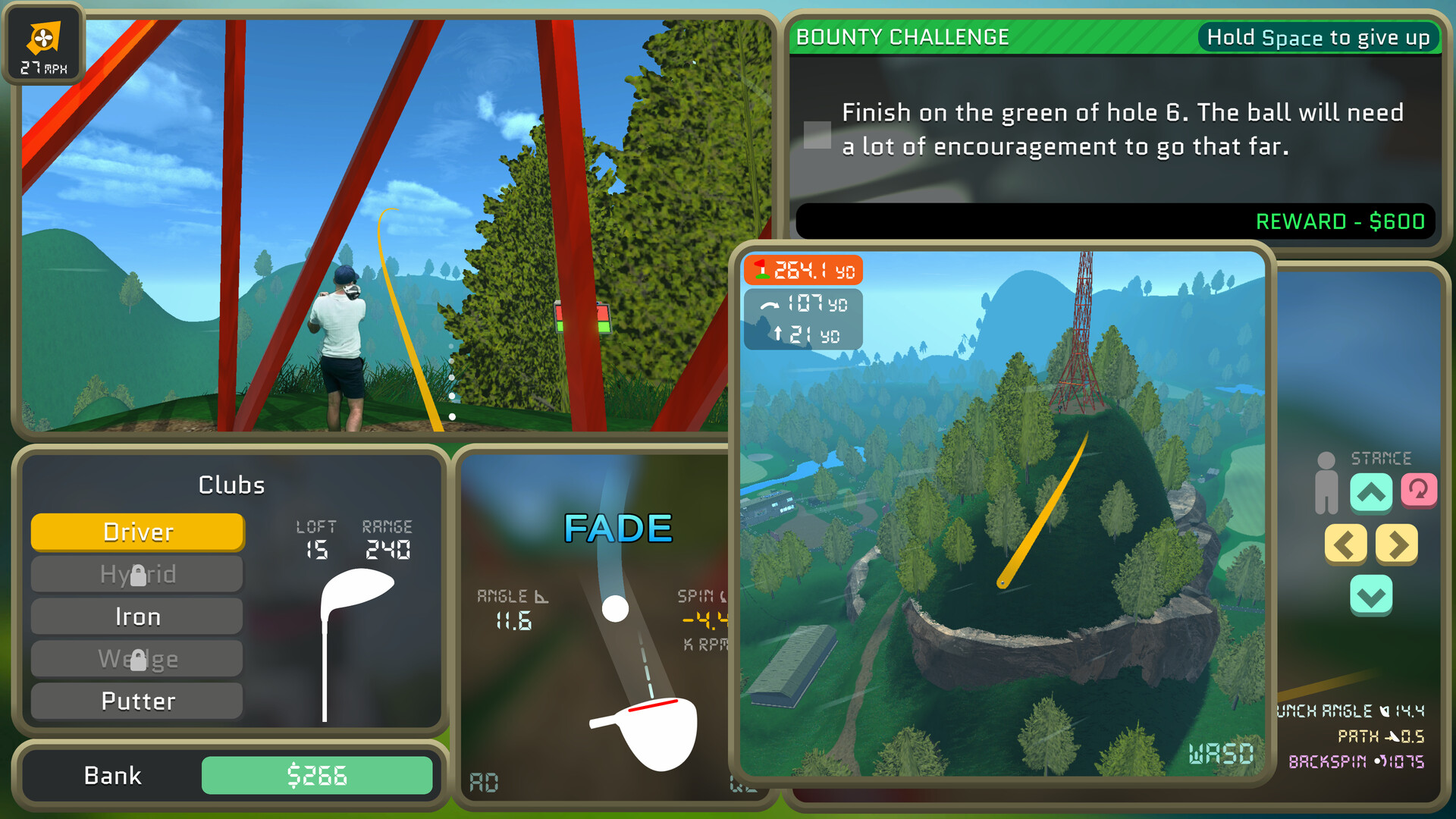 調整がシビアすぎるゴルフ物理シミュレーションゲーム『Normal Golf Game』体験版が配信中_004