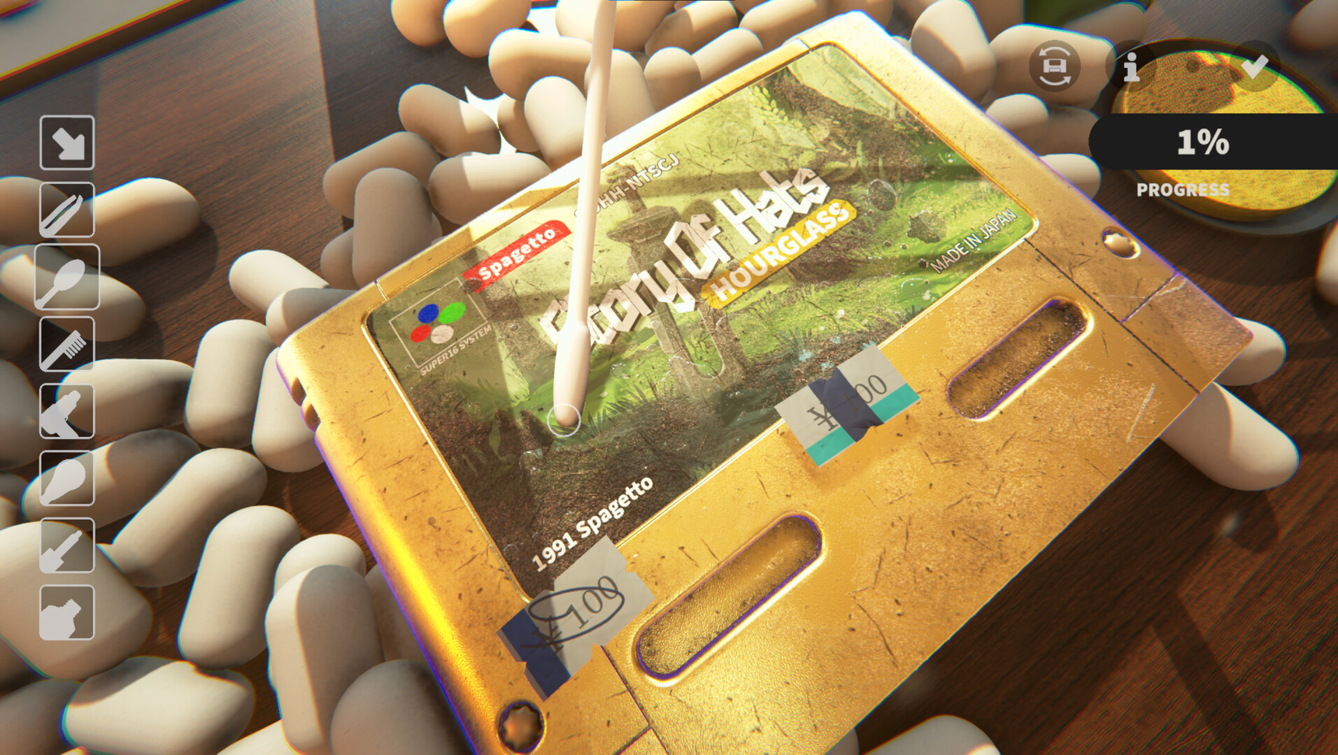 汚れた“ゲームカセット”を掃除するゲーム『Cozy Game Restoration』体験版がSteamにて配信中_006