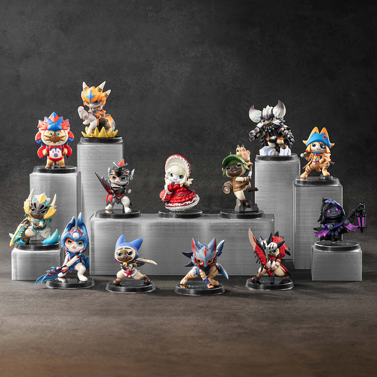 『モンハン』“ジンオウガ”や“ゴア・マガラ”装備の「アイルー」がフィギュアになって登場_001