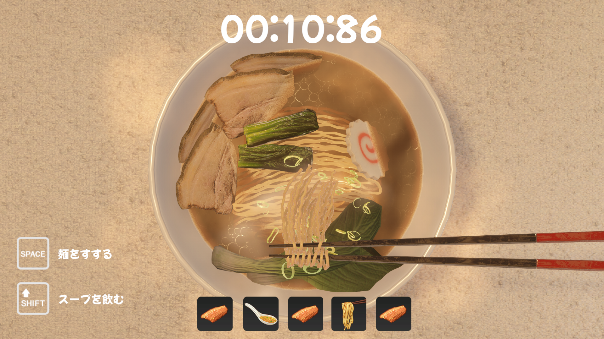 『らーめんシミュレーター』Steamにて配信開始。「理想のラーメン」を作るシミュレーションゲーム_007