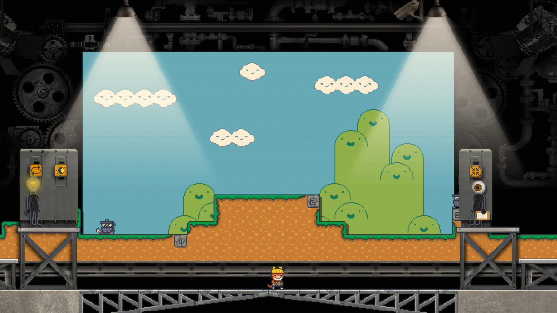 『Super Cat The Builder』Steamストアページが公開。ブラックユーモアあふれる2Dプラットフォームパズル_001