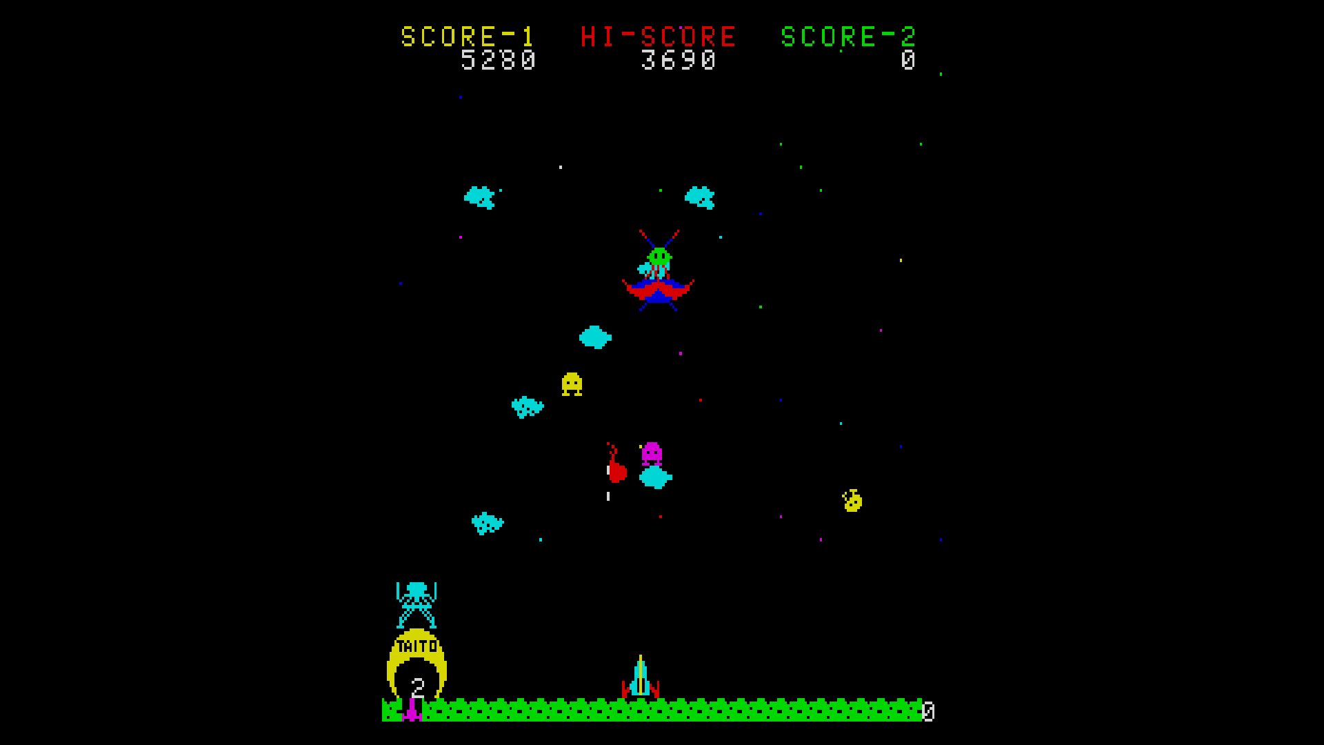 アーケードゲーム『スペースサイクロン』が『アーケードアーカイブス』で復刻、6月18日に配信決定_003