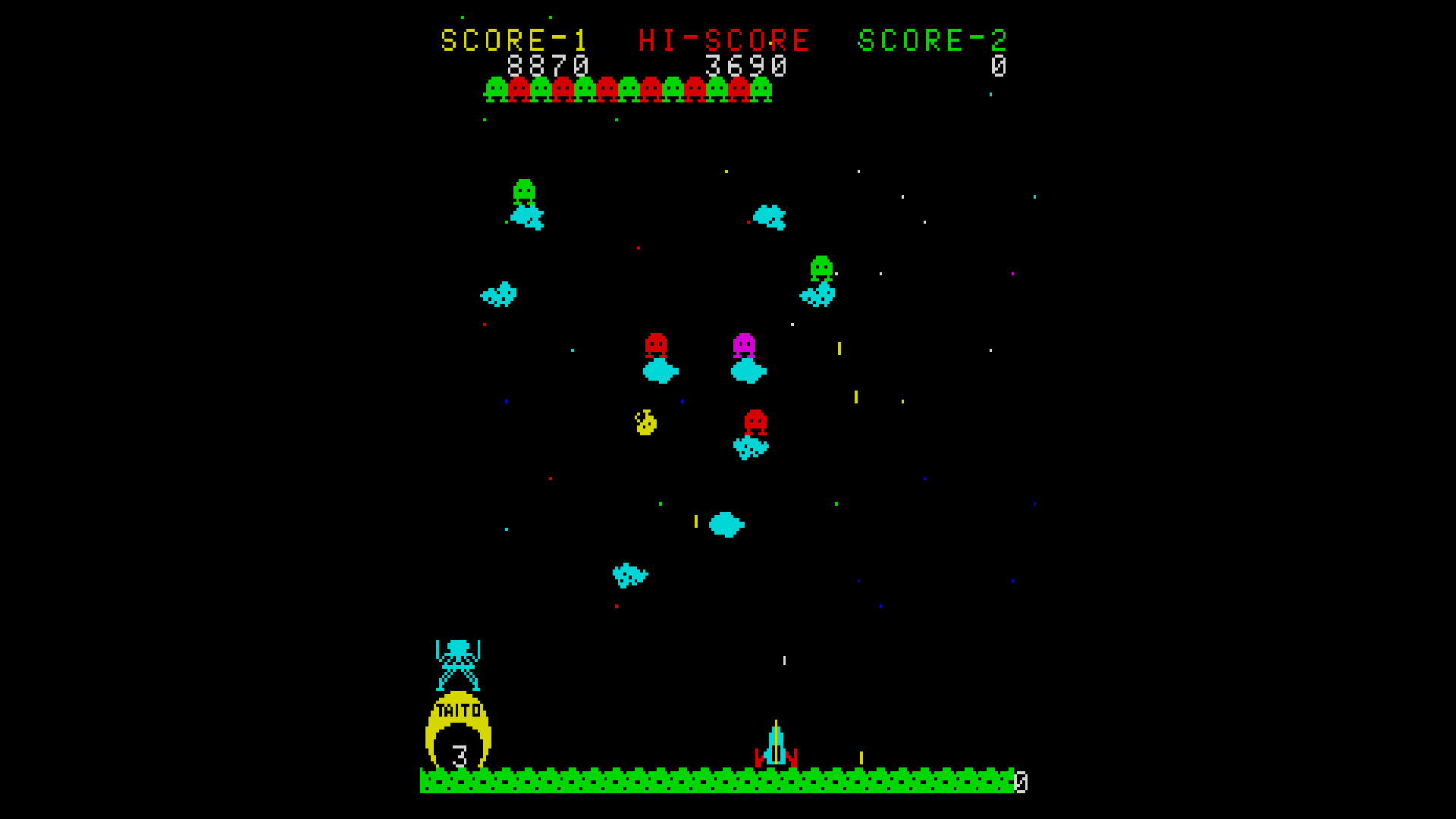 アーケードゲーム『スペースサイクロン』が『アーケードアーカイブス』で復刻、6月18日に配信決定_005