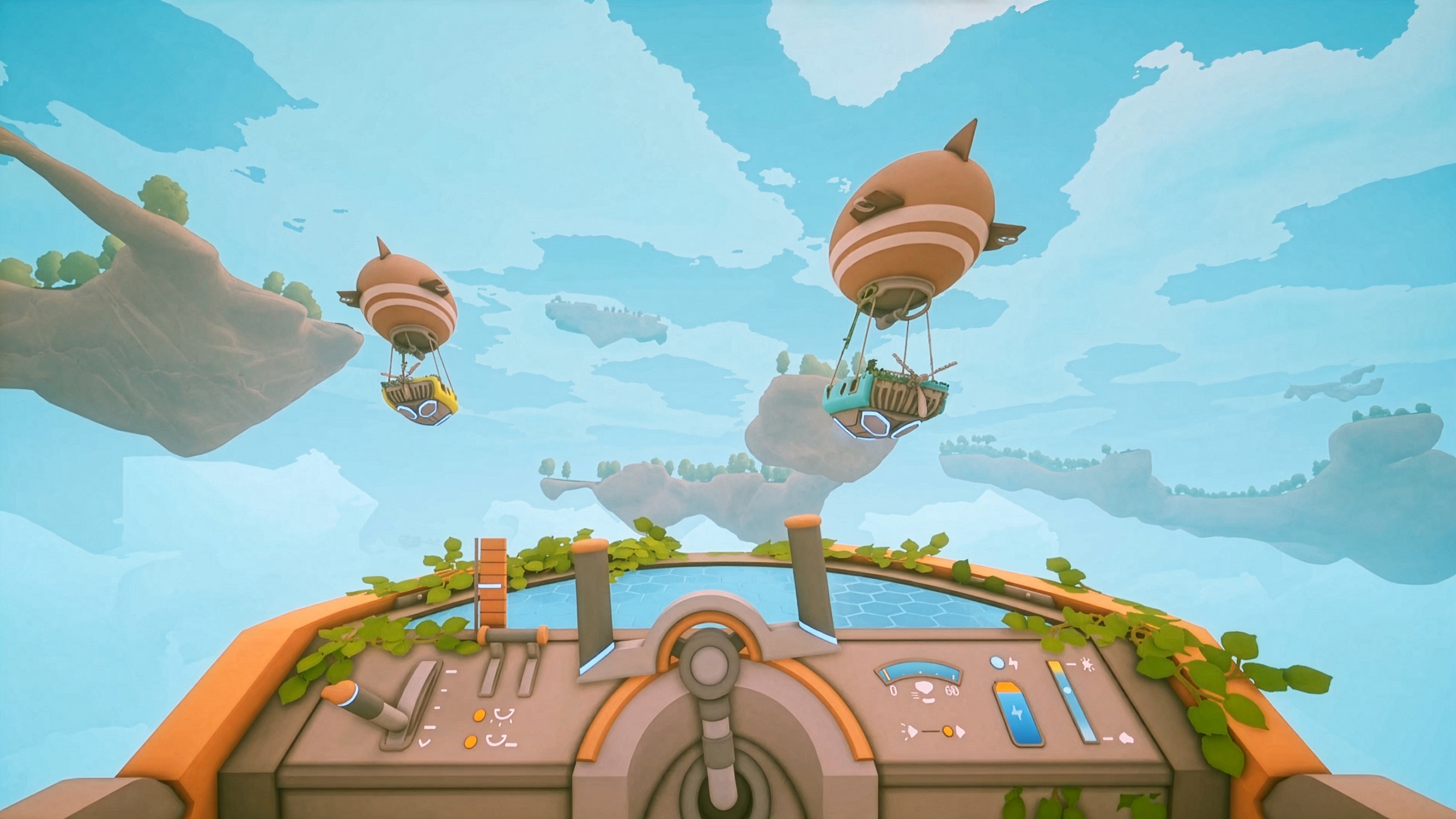 最大4人協力『ソーラーパンク：天空の島』リリース。天空の島に理想郷を築いていくのんびりサバイバルクラフトゲーム_006