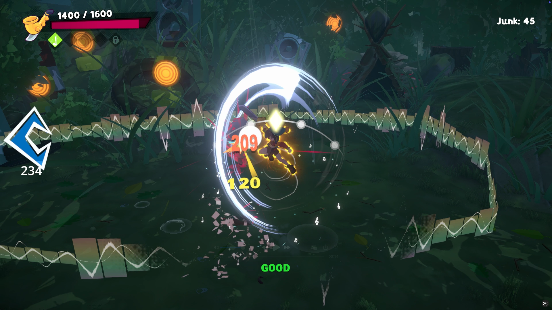 『Alpha Nomos』最新ゲーム映像が公開。叩いたリズムによって音もリアルタイムで変化するリズムアクションローグライトゲーム_001