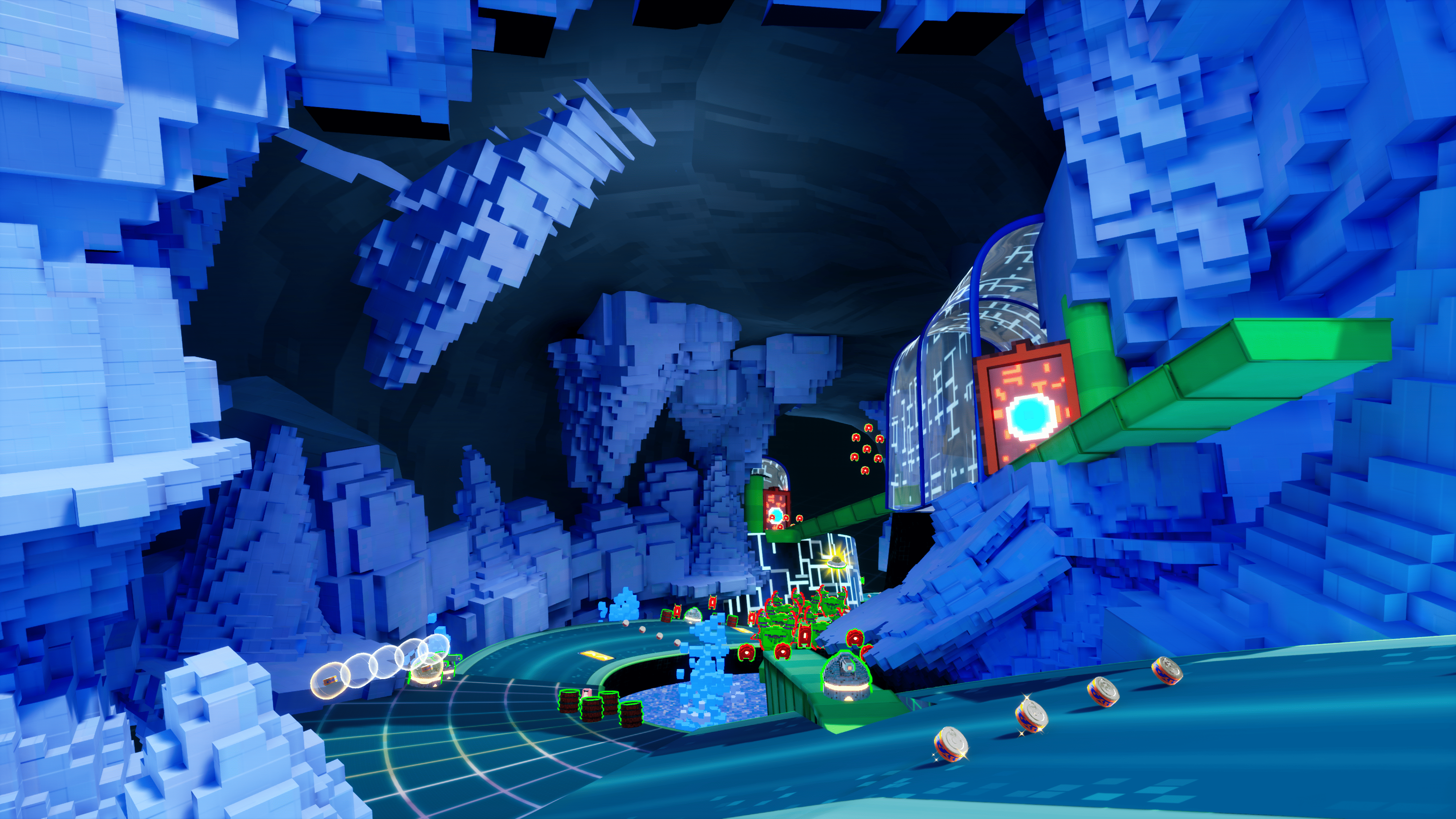 『ファーストペンギン』新ワールド「ピクセル・レボリューション」はレースとシューティングが融合_004