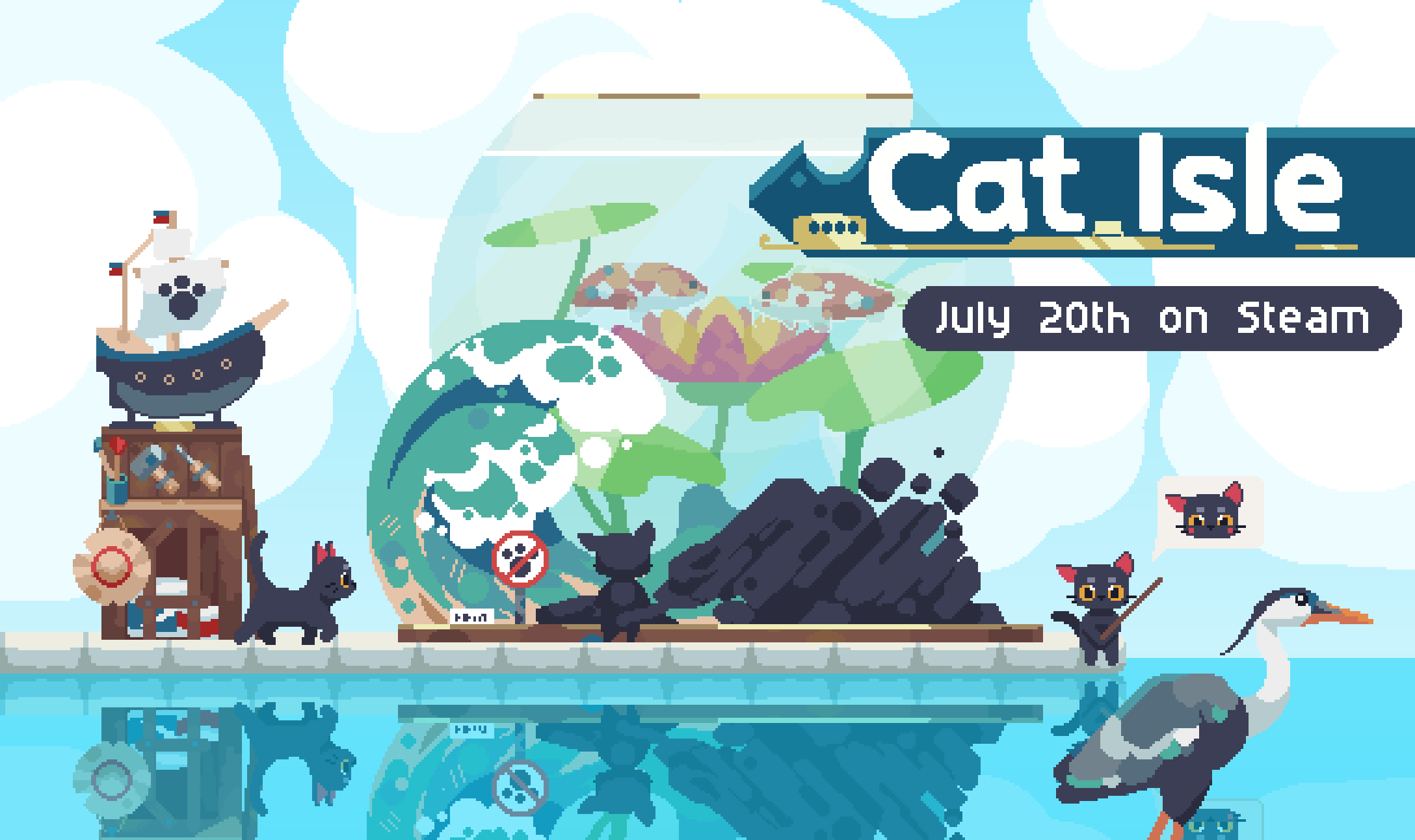 猫の島づくりゲーム『キャットアイランド』が7月20日に発売決定_002