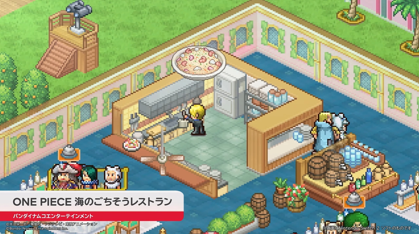 『ONE PIECE 海のごちそうレストラン』発表。カイロソフトと『ONE PIECE』がコラボした経営シミュレーションゲーム_014