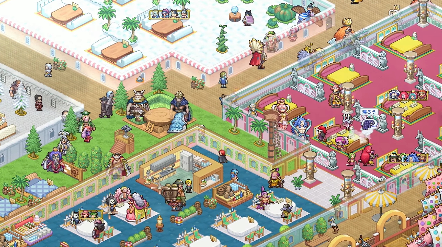 『ONE PIECE 海のごちそうレストラン』発表。カイロソフトと『ONE PIECE』がコラボした経営シミュレーションゲーム_005