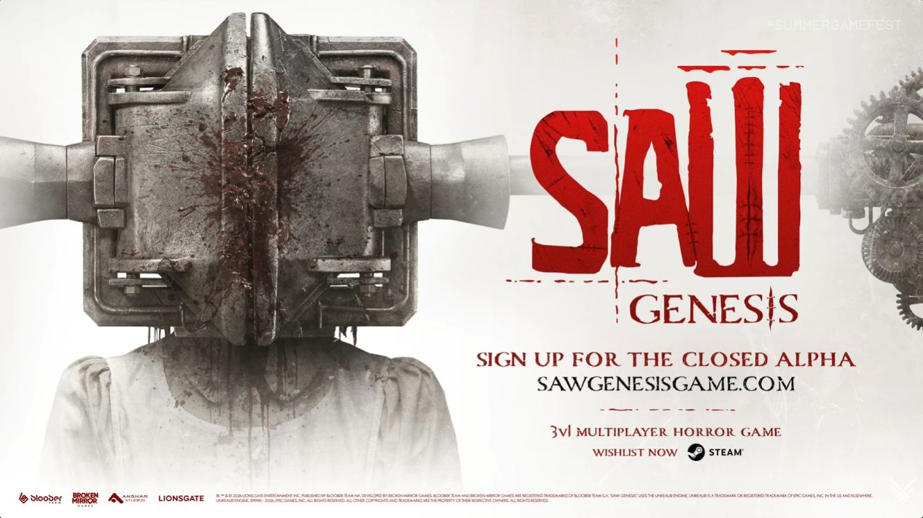 人気サイコスリラー映画『ソウ』の非対称対戦ホラーゲーム『SAW: Genesis』が発表。主催者が苦痛と犠牲を持って更正を目論む中、3人の参加者が協力して罠だらけの迷宮から脱出を目指す_016
