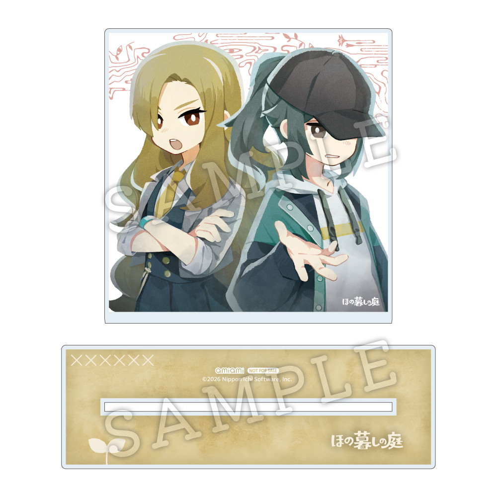 『ほの暮しの庭』店舗購入特典の情報が公開。描き下ろしイラスト・公式イラストを使用した「アクスタ」「Tシャツ」など_012