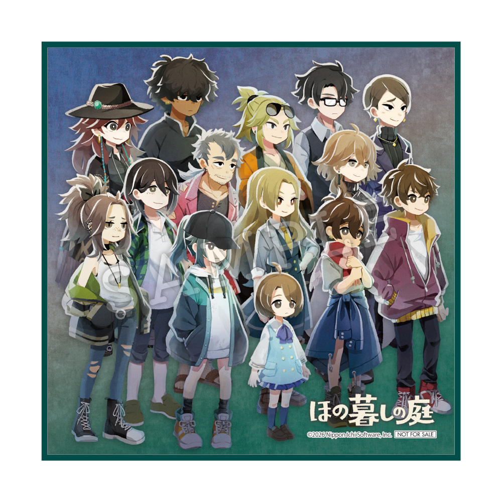 『ほの暮しの庭』店舗購入特典の情報が公開。描き下ろしイラスト・公式イラストを使用した「アクスタ」「Tシャツ」など_004