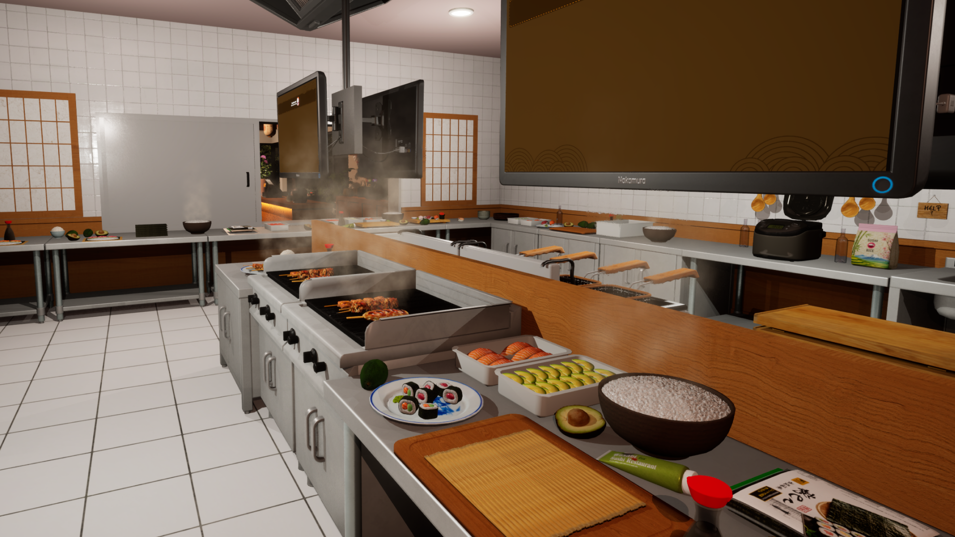 寿司レストラン経営ゲーム『Sushi Restaurant Simulator』のSteamストアページが公開_003
