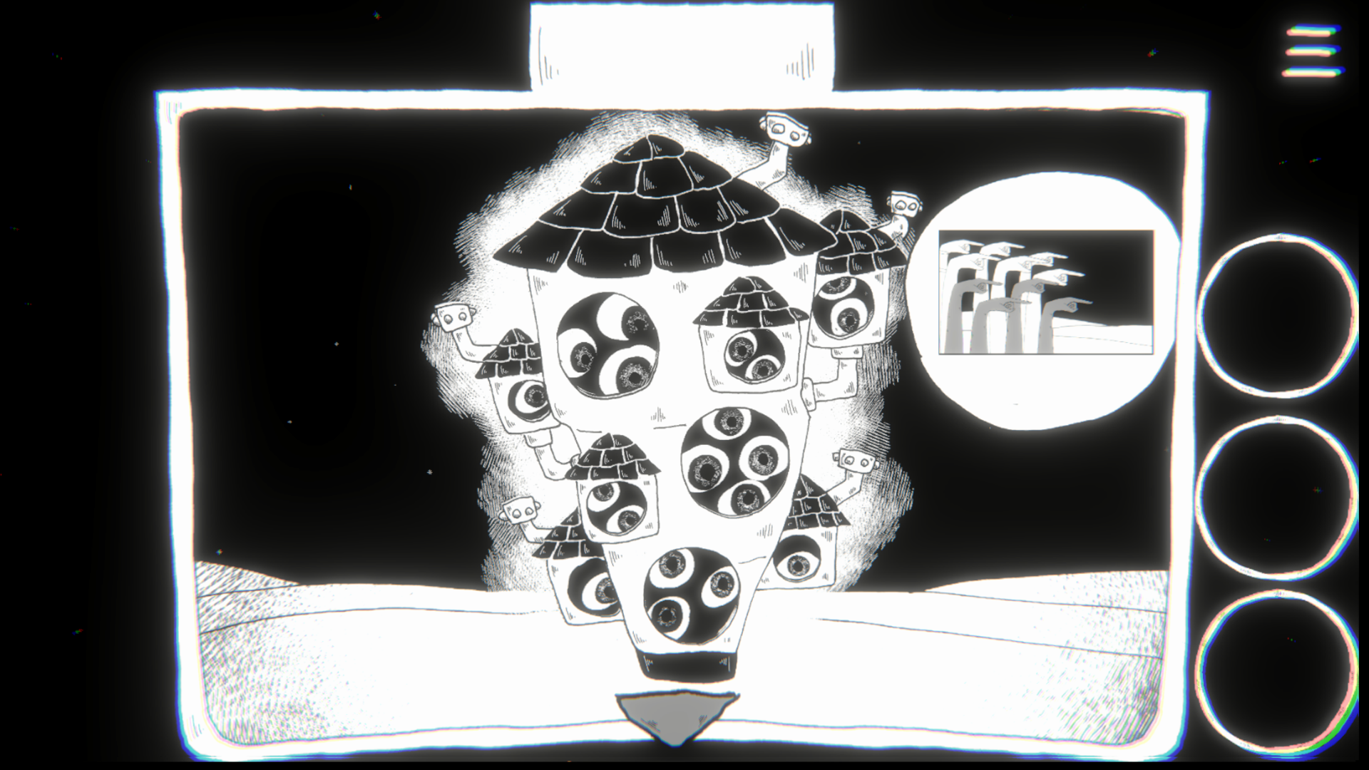 絵本のような奇妙な砂漠世界で謎を解き進める『瓶の中のサカナのために』Steamストアページが公開_006