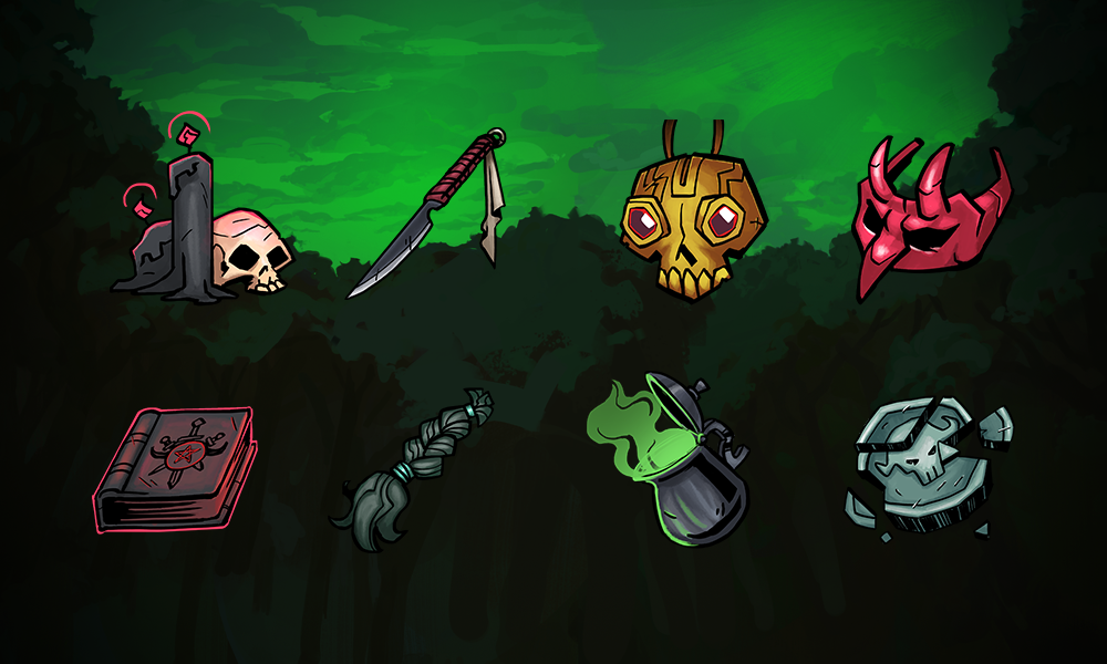 “ひとり人狼”デッキ構築ローグライク『Demon Bluff』体験版がSteamにて配信中_004